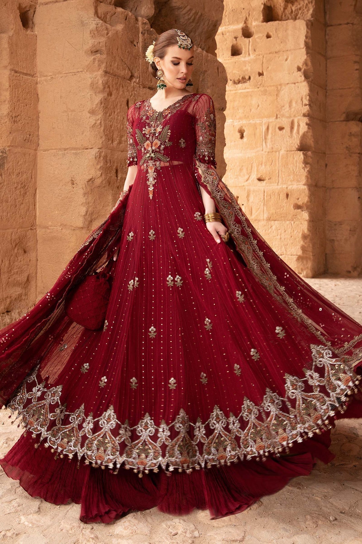 Maria B | Voyage a' Luxe Lawn | D-2403-B - House Of Anaya