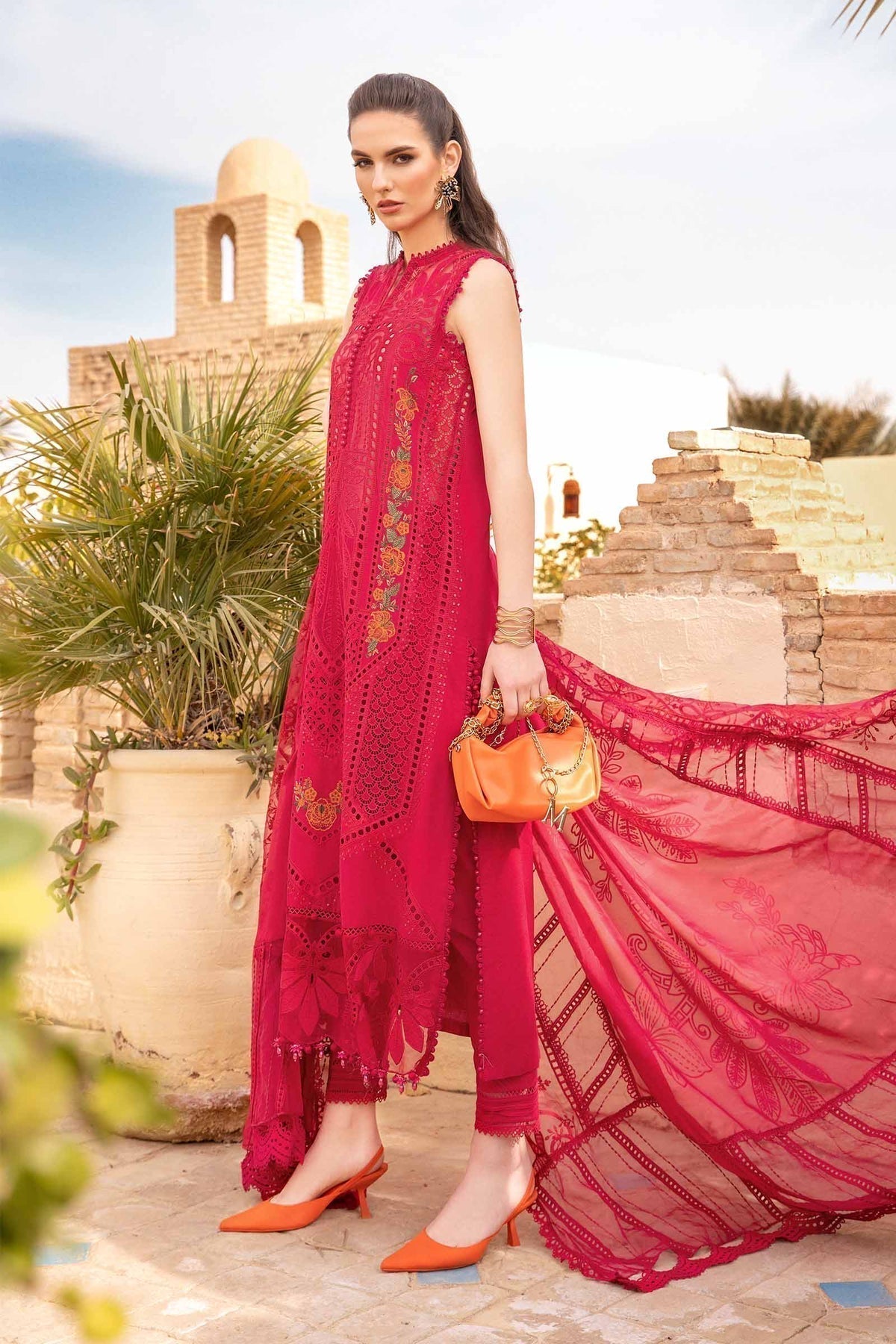 Maria B | Voyage a' Luxe Lawn | D-2404-A - House Of Anaya