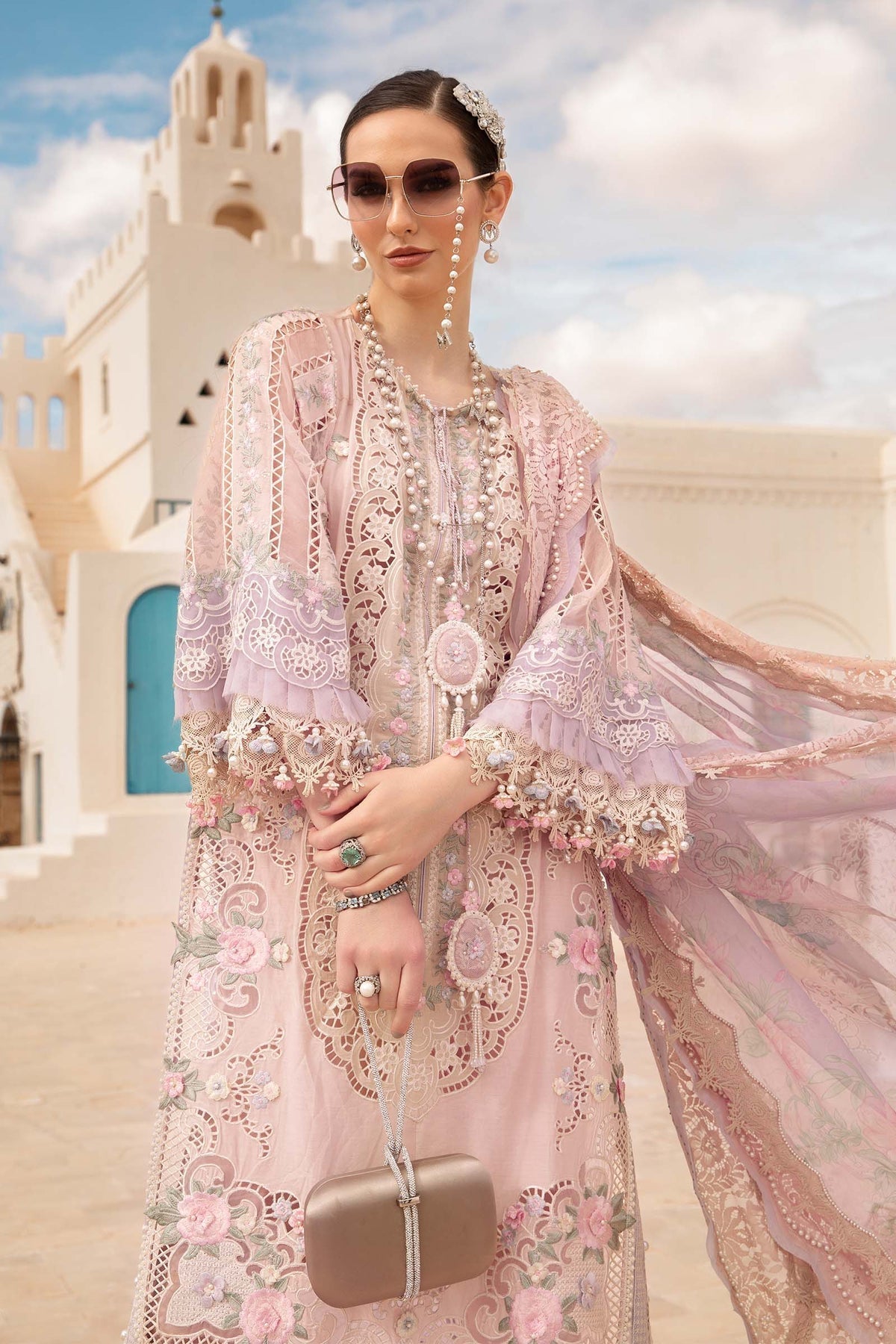Maria B | Voyage a' Luxe Lawn | D-2406-A - House Of Anaya