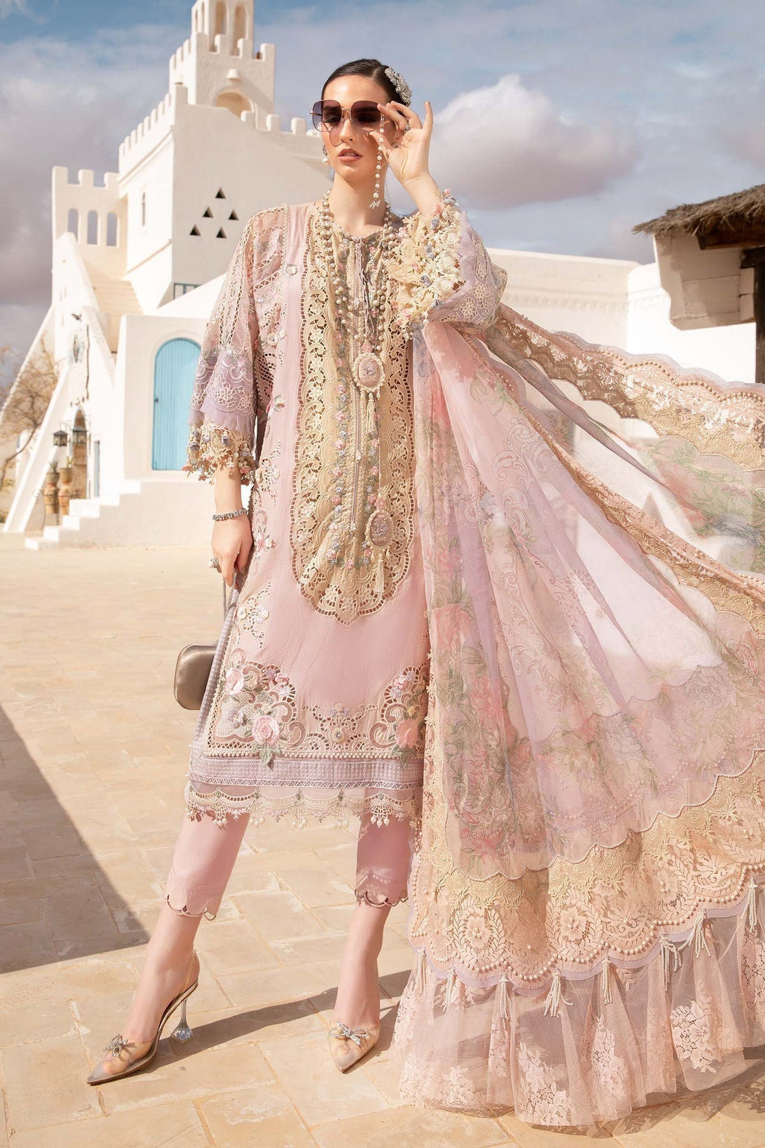 Maria B | Voyage a' Luxe Lawn | D-2406-A - House Of Anaya
