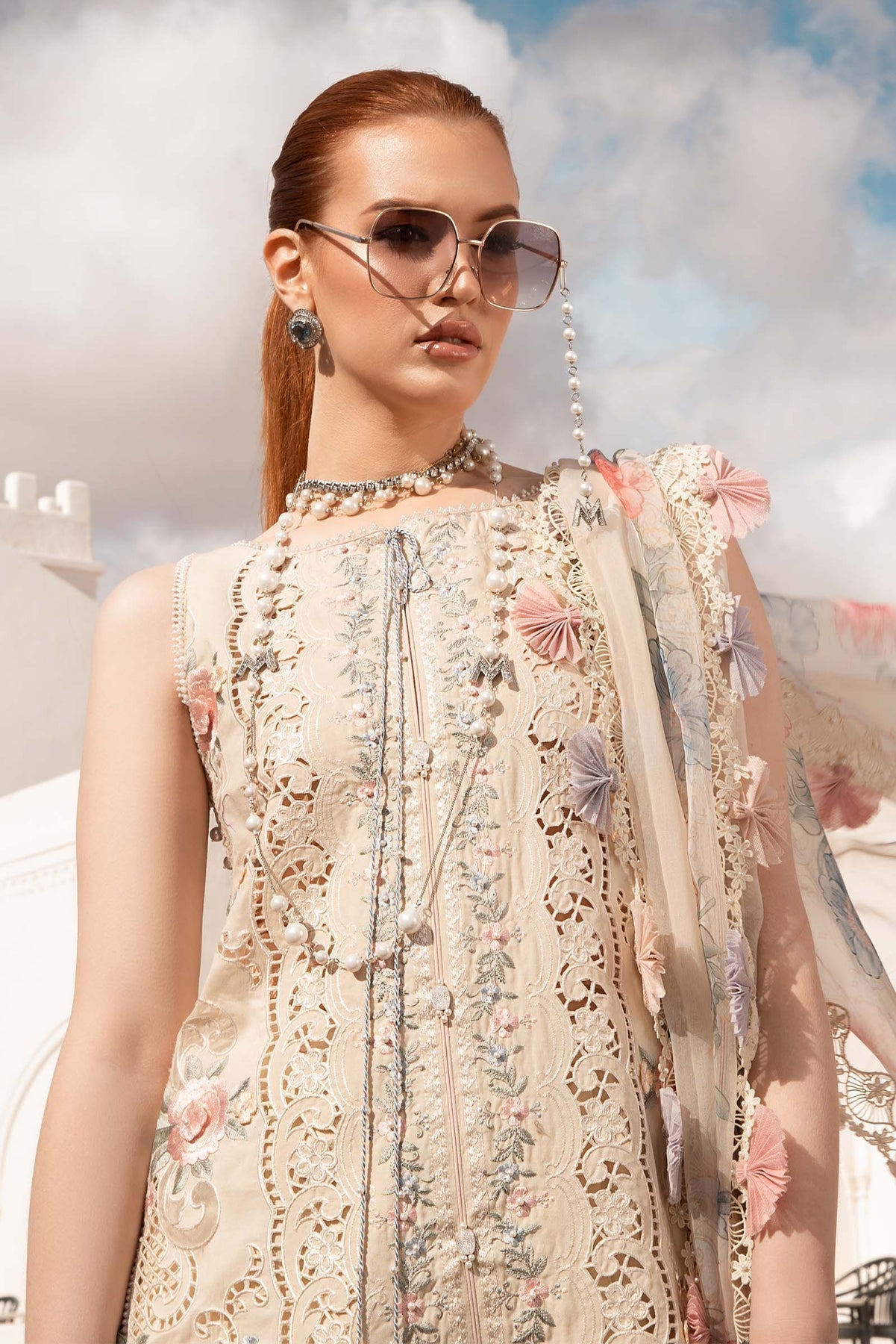 Maria B | Voyage a' Luxe Lawn | D-2406-B - House Of Anaya