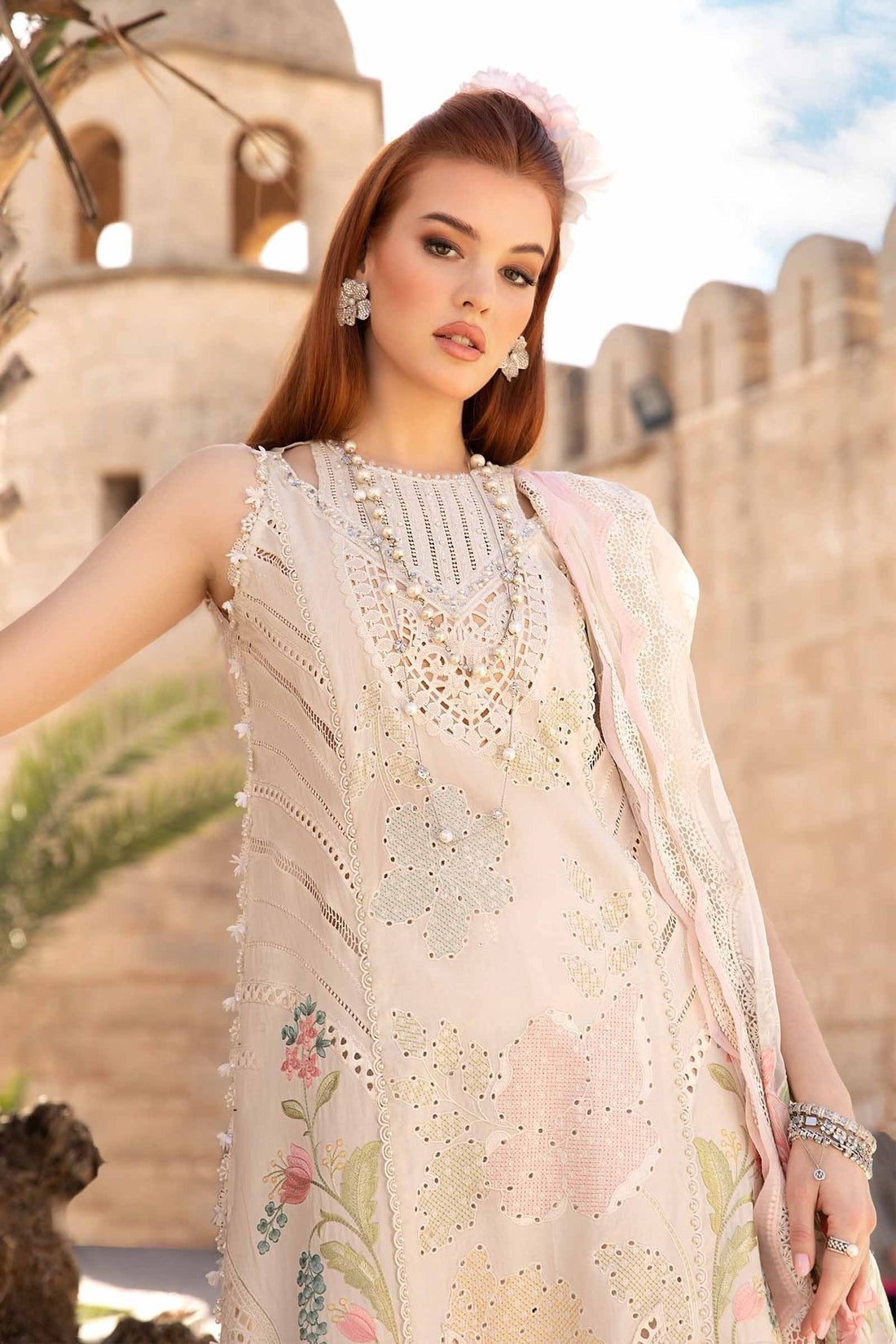 Maria B | Voyage a' Luxe Lawn | D-2407-A - House Of Anaya