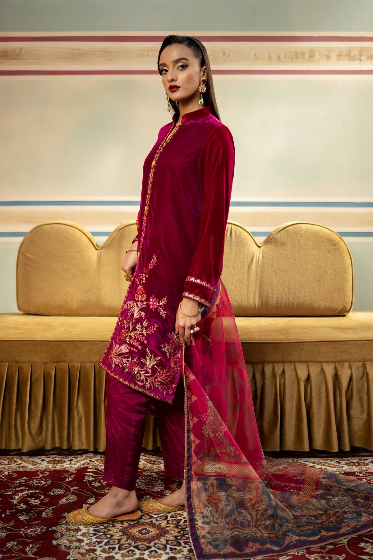 Maria B | M Basics Festive Velvet | MB-USW24-605