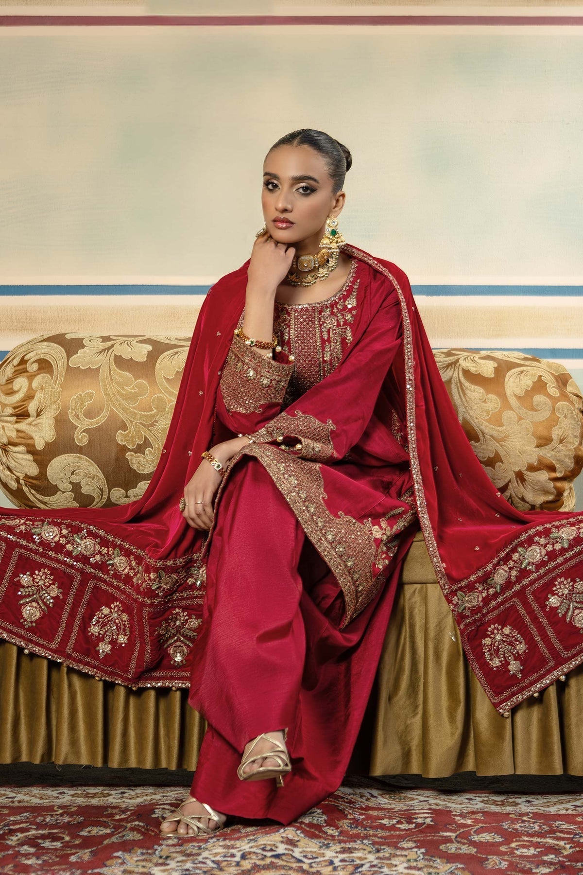 Maria B | M Basics Festive Velvet |  MB-USW24-602