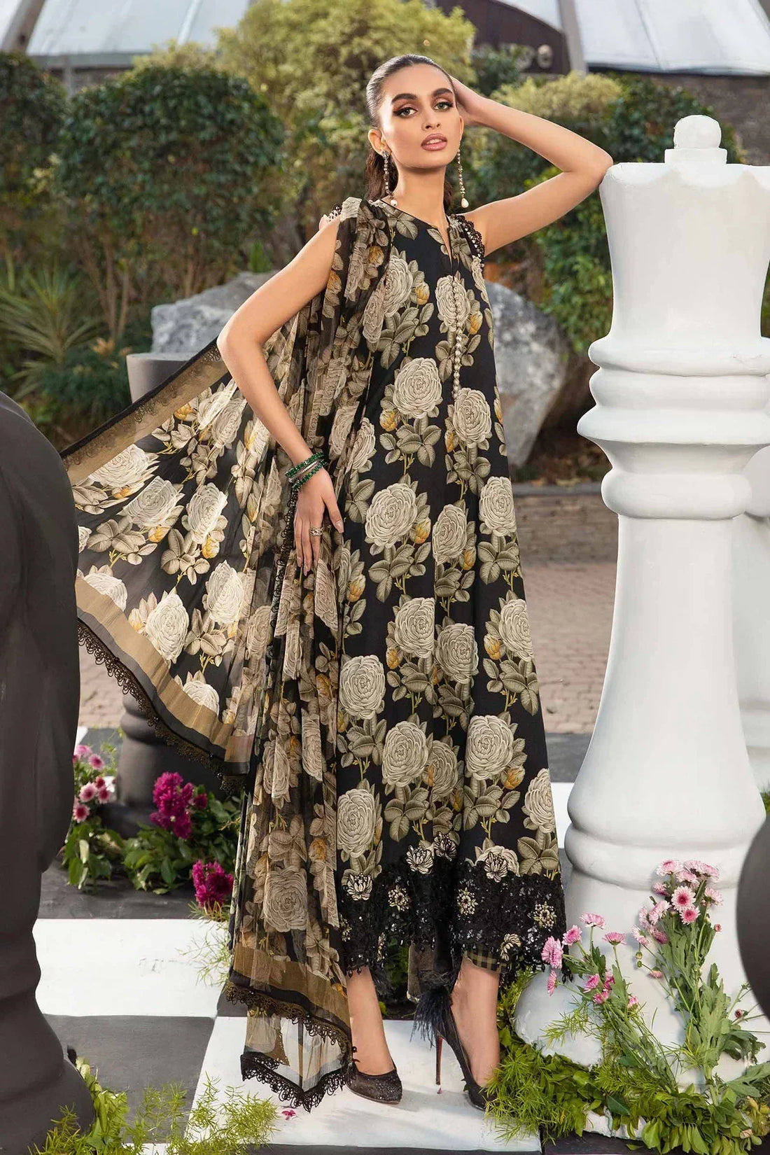 Maria B | M Prints Spring 24 | MPT-2103-B - House Of Anaya