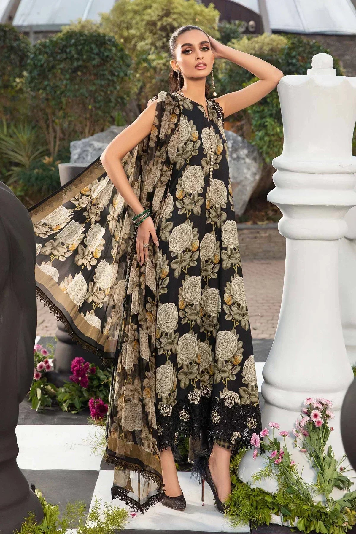 Maria B | M Prints Spring 24 | MPT-2103-B - House Of Anaya