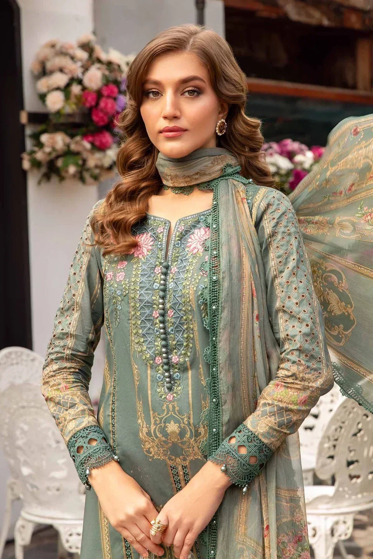 Maria B | M Prints Spring 24 | MPT-2104-B - House Of Anaya