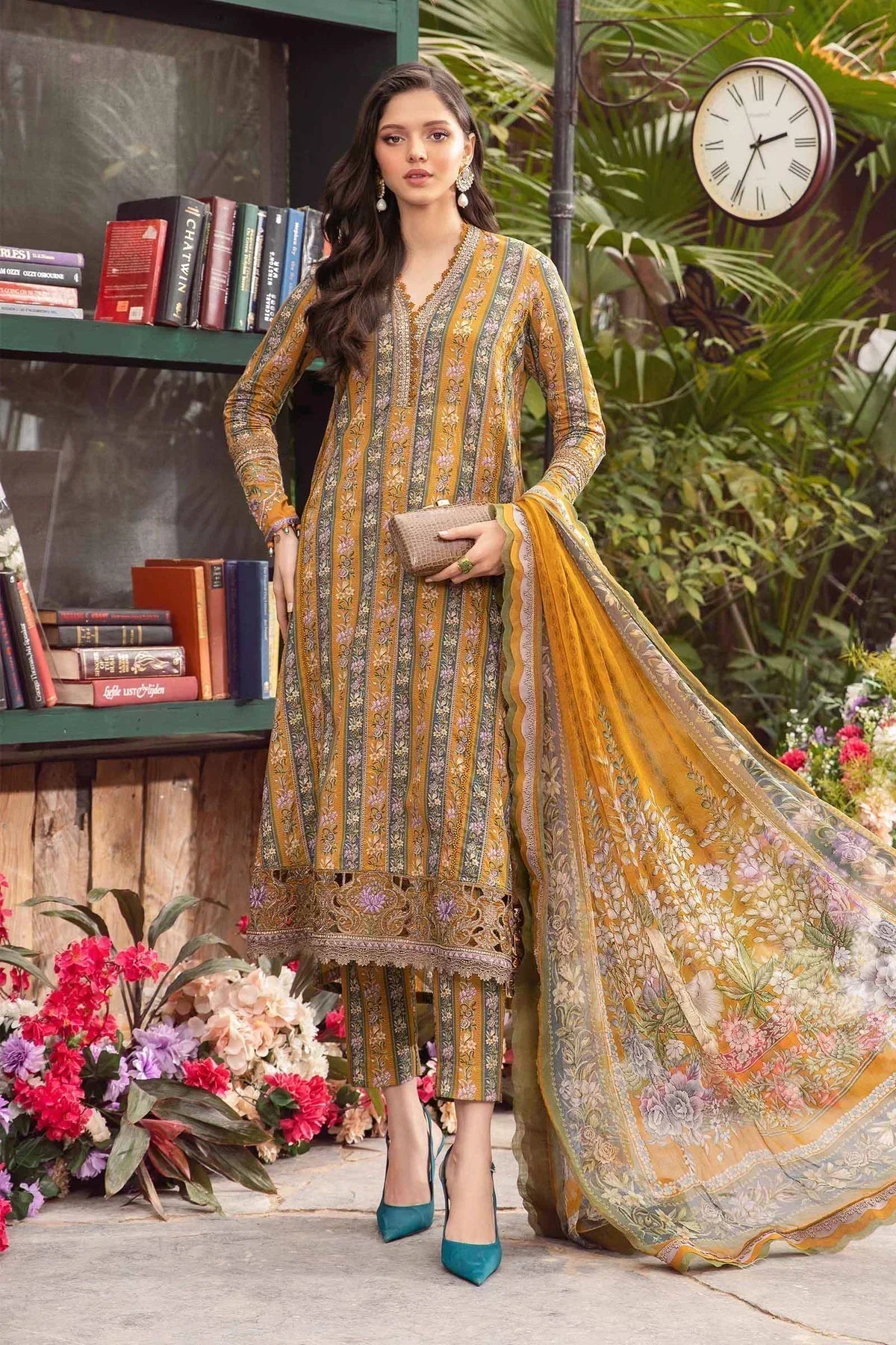 Maria B | M Prints Spring 24 | MPT-2107-A - House Of Anaya