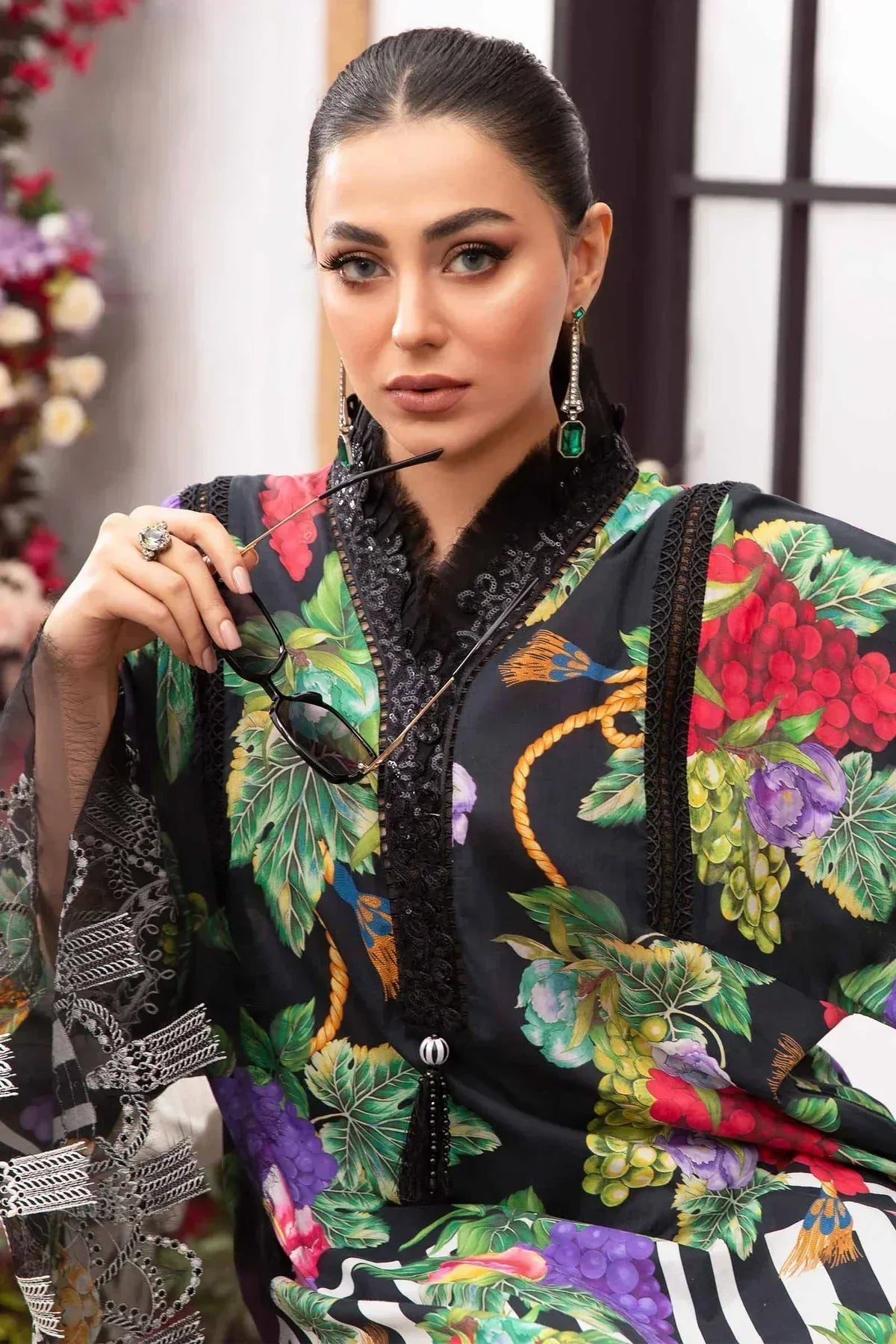 Maria B | M Prints Spring 24 | MPT-2108-B - House Of Anaya