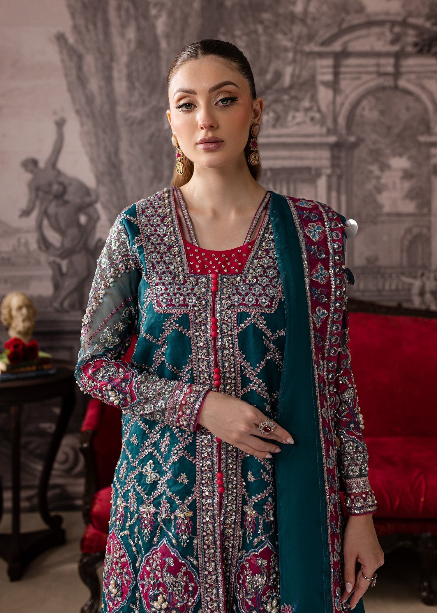 Maria Osama Khan | Mystara Wedding Festive |  Riva