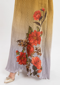 Maria Osama Khan | Claire Pleated Silk | Honeycomb - House Of Anaya