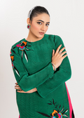 Maria Osama Khan | Claire Pleated Silk | Ivy - House Of Anaya
