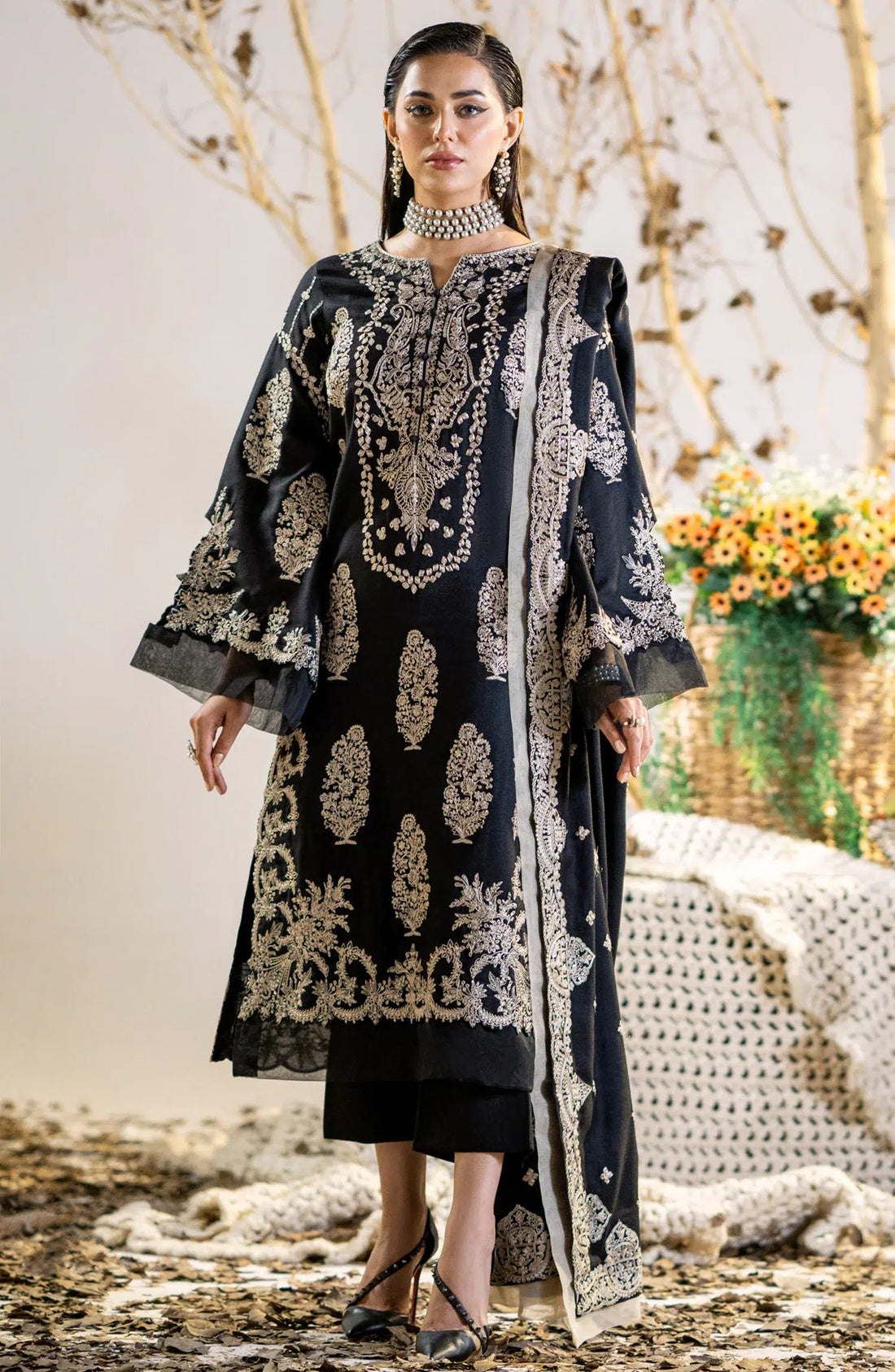Maryum N Maria | Shehr Bano Winter 23 | KAJOL MW23561 - House Of Anaya