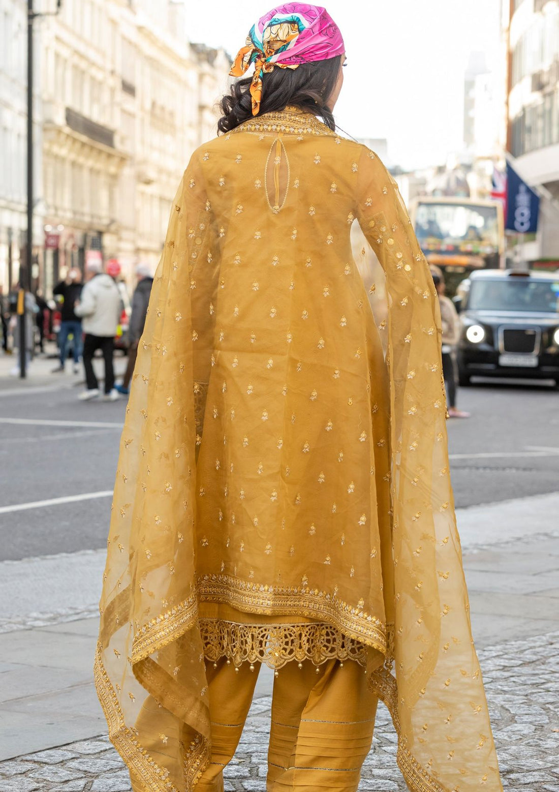 Meem | Luxury Eid Lawn 24 | MD-03 MUSTARD - House of Zarish