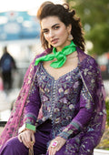 Meem | Luxury Eid Lawn 24 | MD-06 PURPLE - House of Zarish