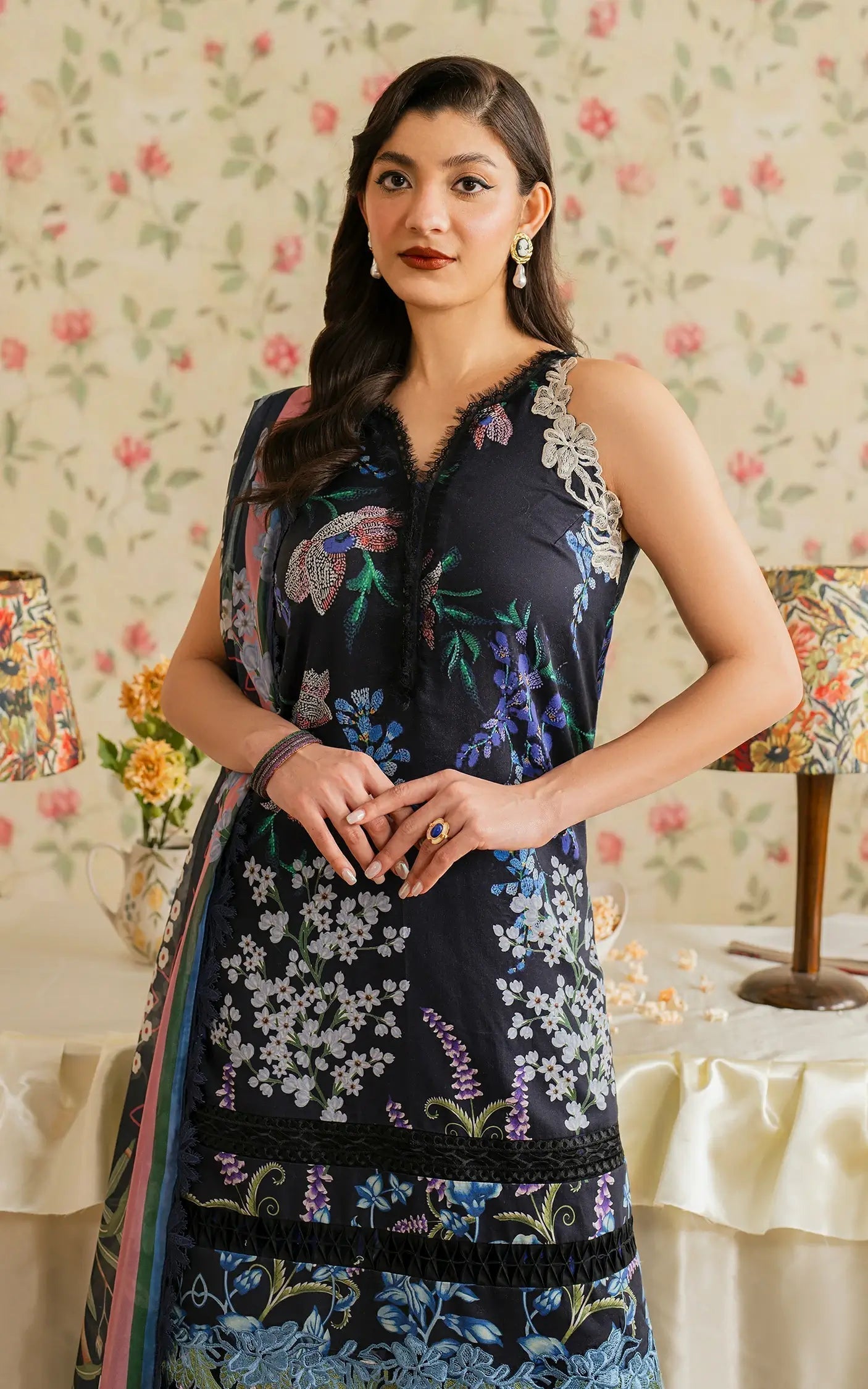 Asifa and Nabeel | Meraki Vintage 25 | Mehtab (MVL25-10) - House Of Zarish