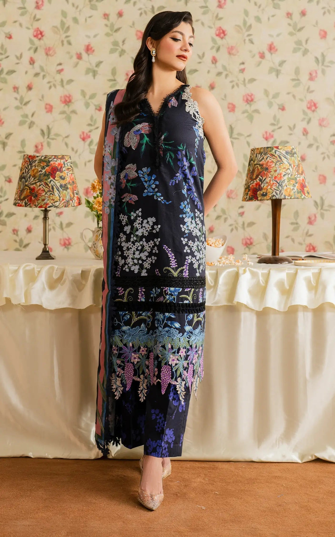 Asifa and Nabeel | Meraki Vintage 25 | Mehtab (MVL25-10) - House Of Zarish