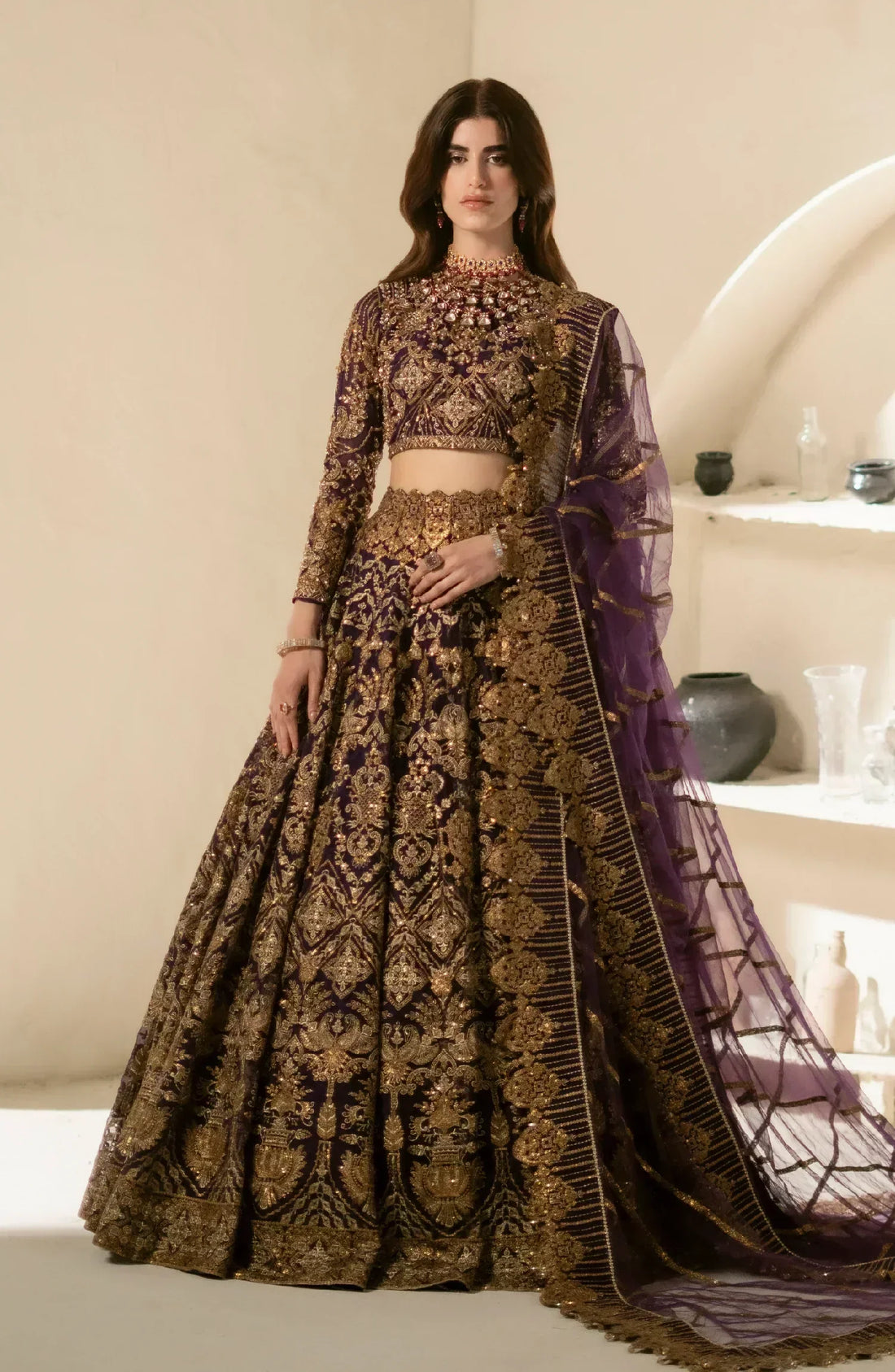 Maryum N Maria | Mehr o Maah Bridals | MW23-538-Nour - House Of Anaya