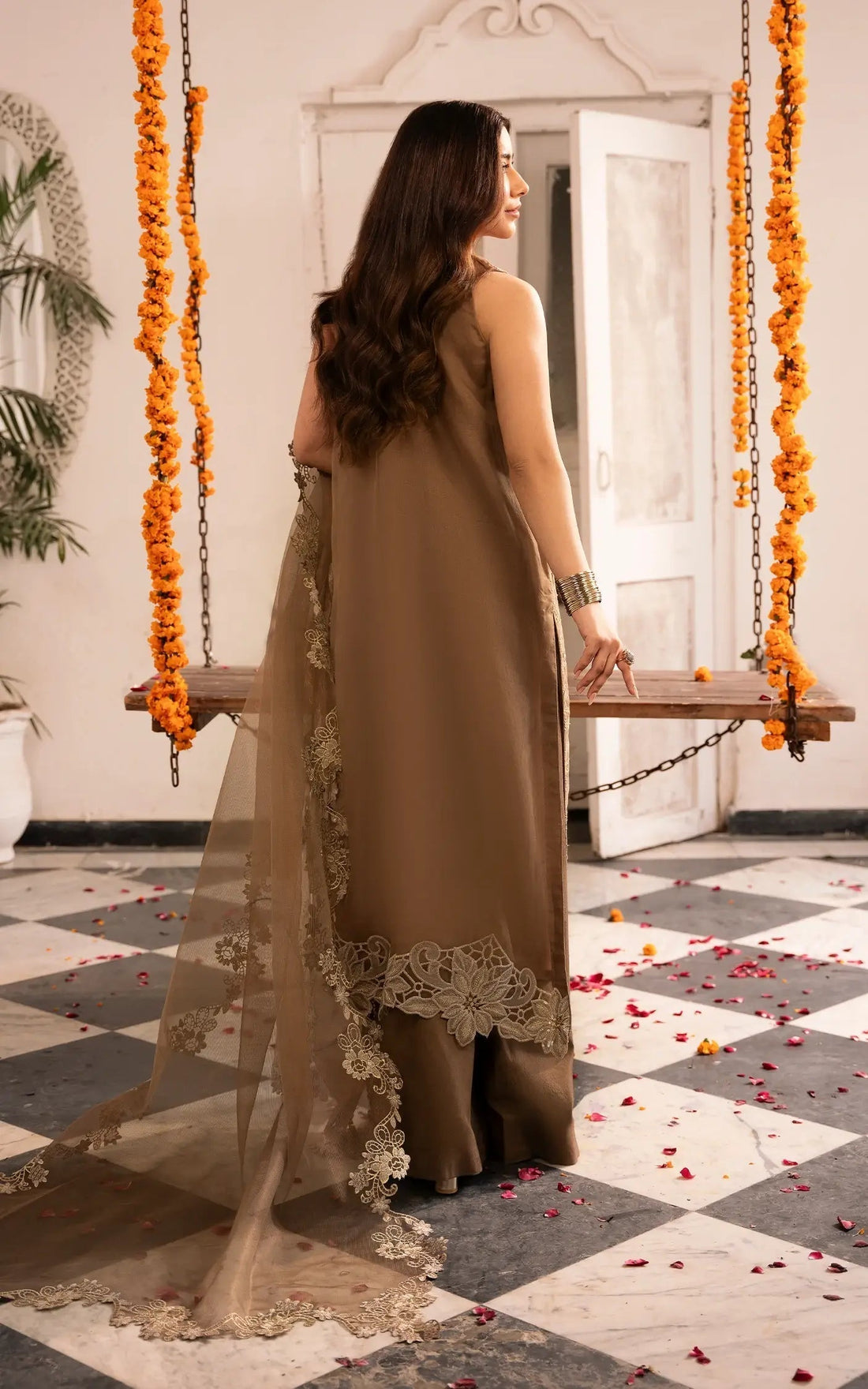 Asifa and Nabeel | Sunehri Eid 25 | Mehrunisa-(SEF25-07) - House Of Zarish