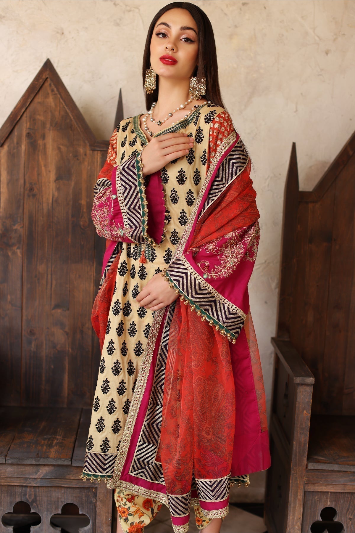 Mina Kashif | Festive Lawn | Amani - House Of Anaya