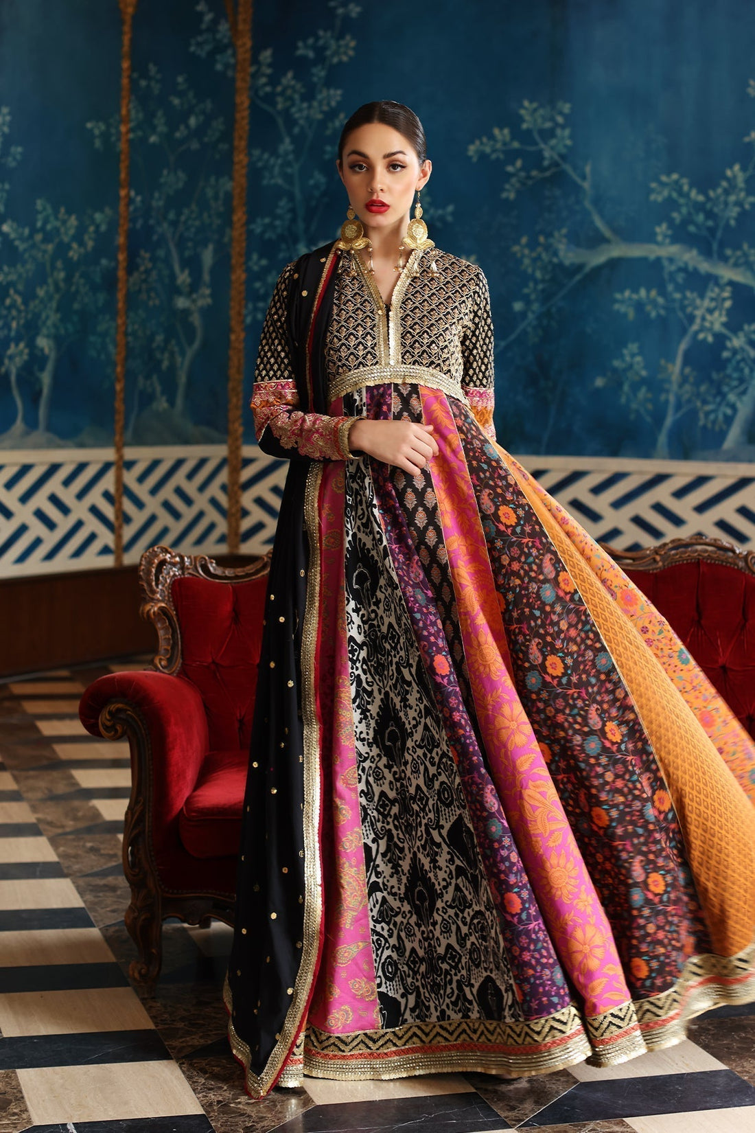 Mina Kashif | Festive Lawn | Misty - House Of Anaya