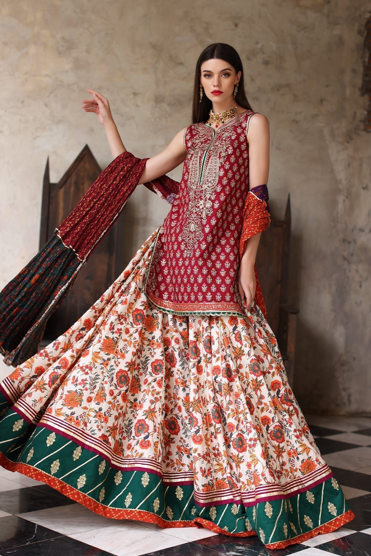 Mina Kashif | Festive Lawn | Janan - House Of Anaya