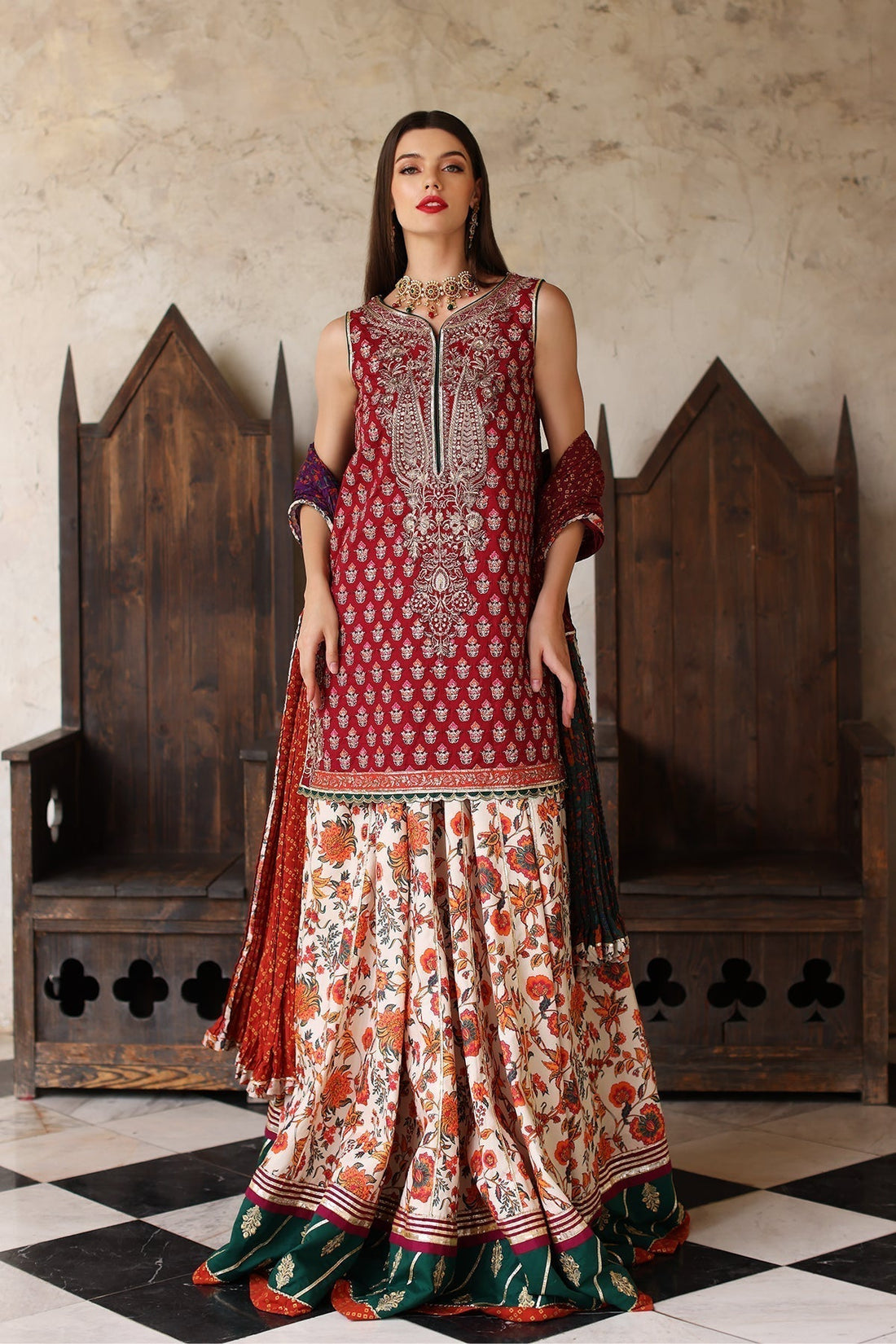 Mina Kashif | Festive Lawn | Janan - House Of Anaya