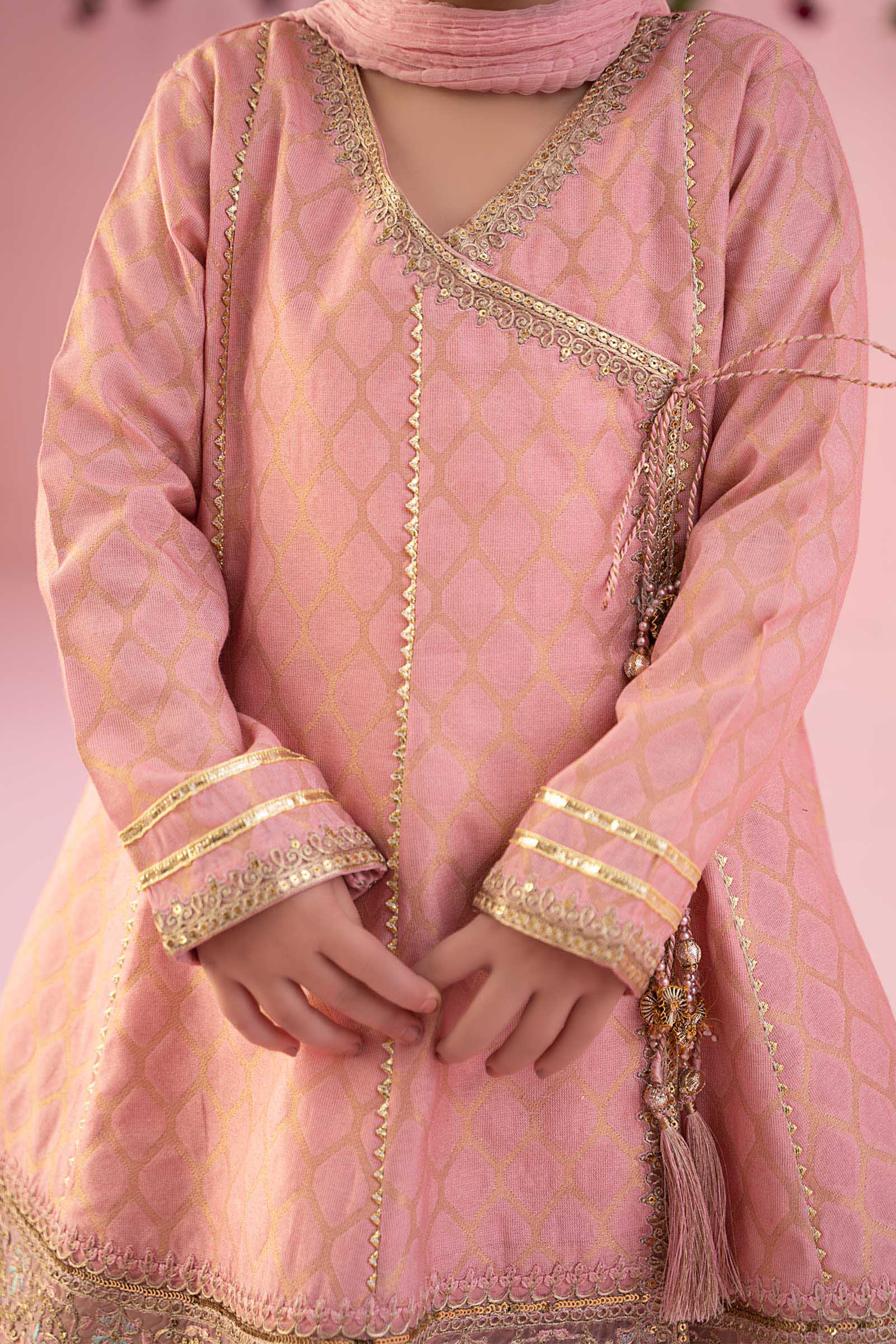 Maria B | 3 Piece Embroidered Jacquard Suit | MKS-EF24-13 - Libasekhas