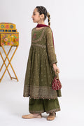 Maria B | 3 Piece Embroidered Zari Lawn Suit | MKS-EF24-33 - Libasekhas