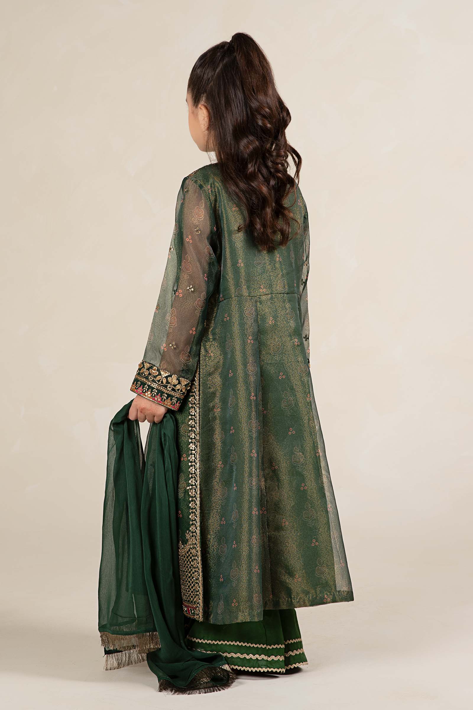 Maria B | 3 Piece Embroidered Cotton Net Suit | MKS-W24-01 - House Of Zarish