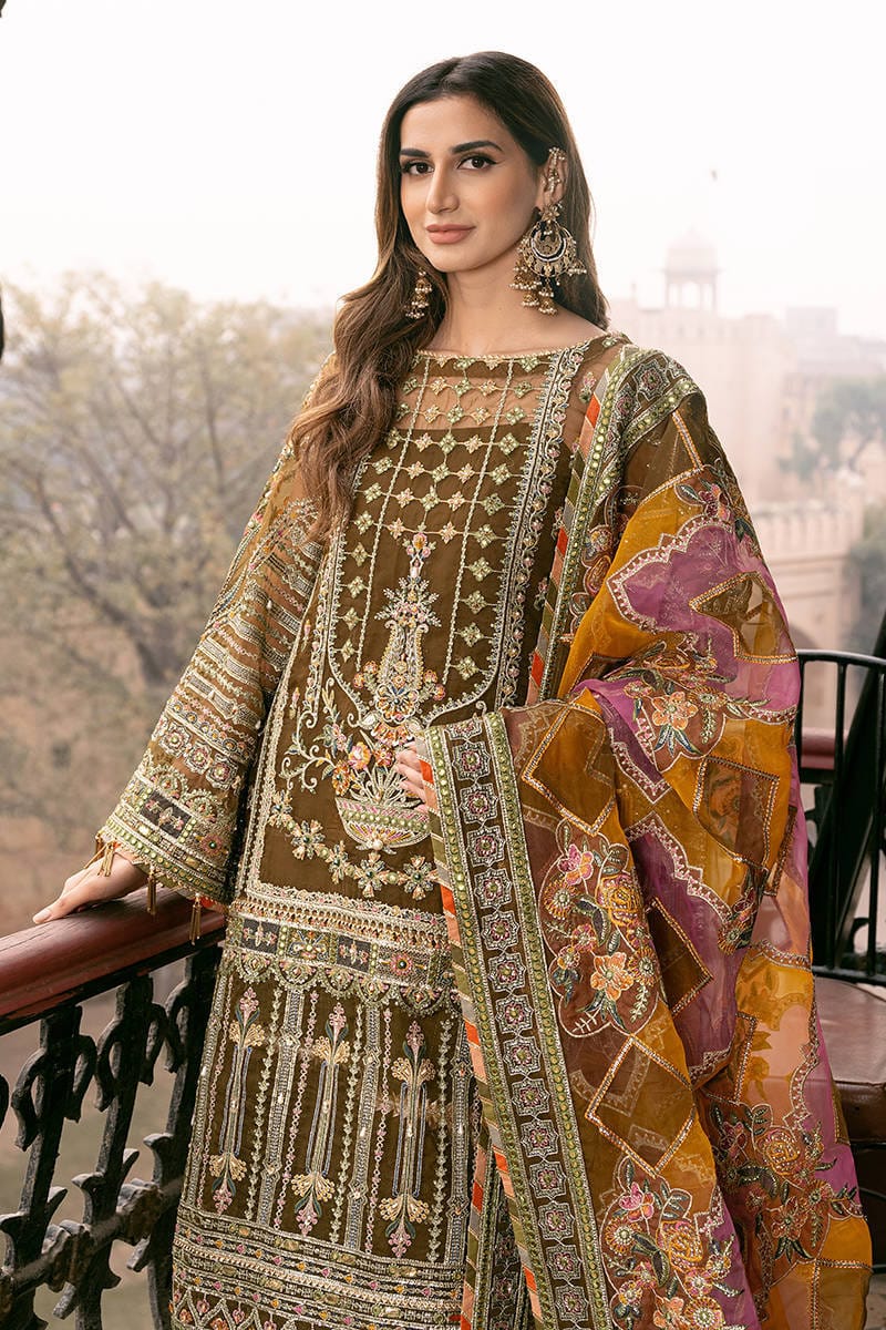 Mohsin Naveed Ranjha – MNR – VIRAAS – ZWU23-18 – Moss Green - Riwayat-e-khas