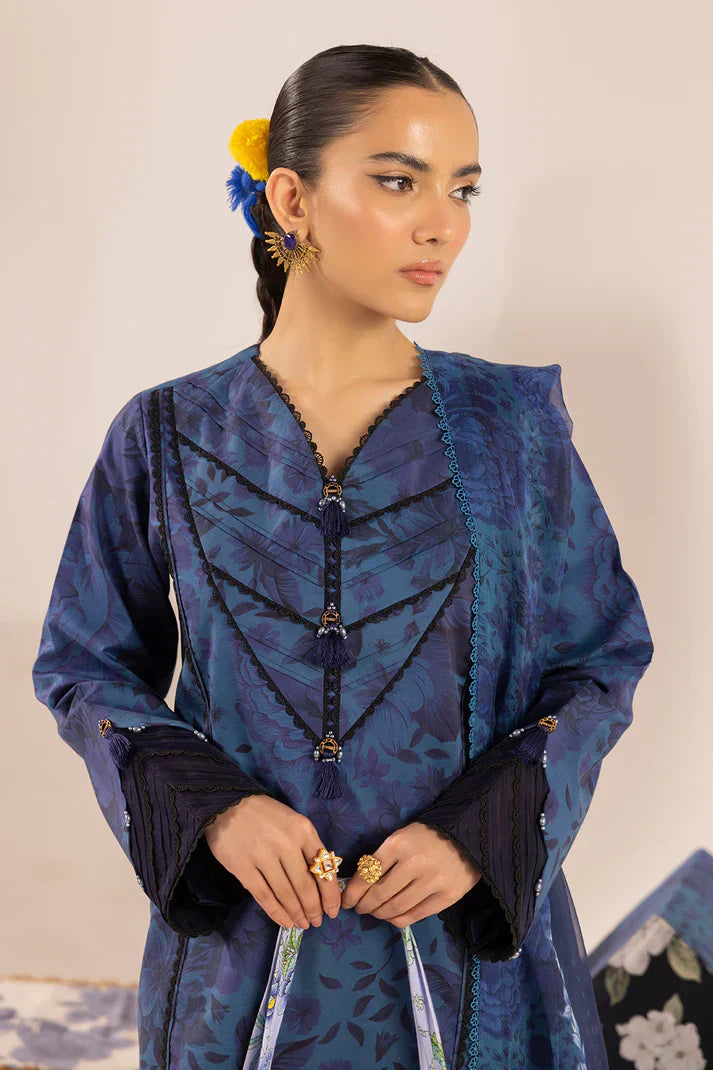 Alizeh | Sheen Lawn Prints 24 | Moonstone - House Of Anaya