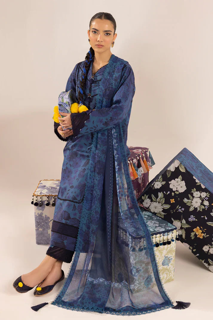 Alizeh | Sheen Lawn Prints 24 | Moonstone - House Of Anaya