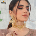 Sunflower Necklace-0337 - House Of Zarish