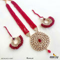 Lotus Necklace-0497 - House Of Zarish