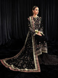 NUREH Maya Embroidered Velvet 3Pc Suit NS-104 KIYARA - House Of Anaya