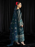 NUREH Maya Embroidered Velvet 3Pc Suit NS-107 LEHAR - House Of Anaya