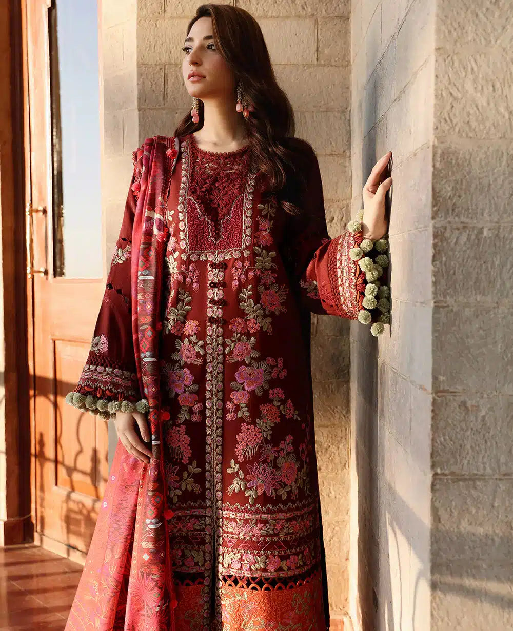 Republic Womenswear | Noemei Luxury Shawl 23 | NWU23-D7-B - House Of Anaya