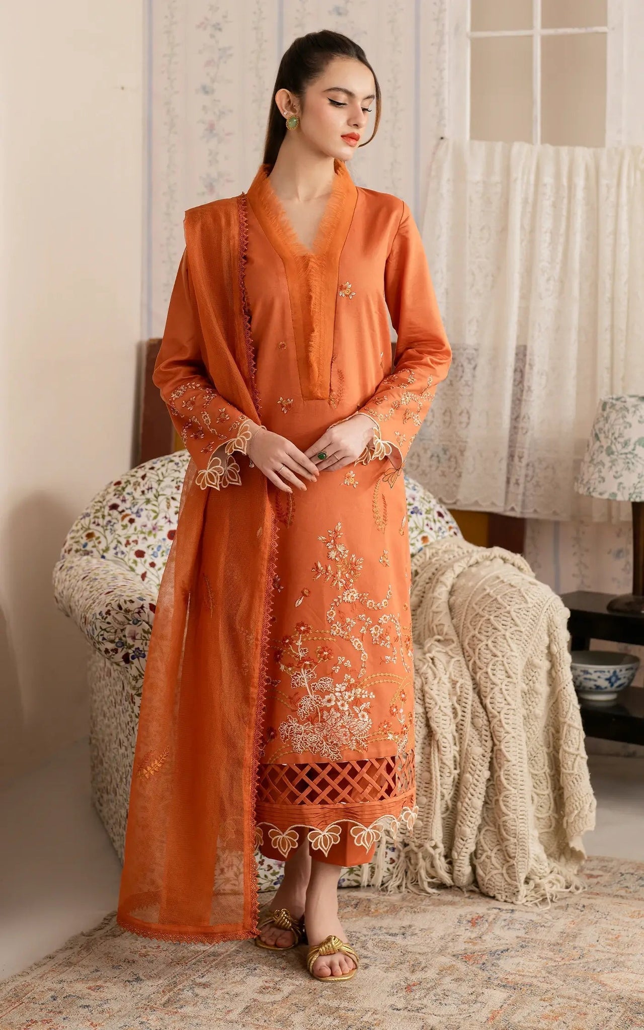 Asifa and Nabeel | Meraki Vintage 25 | Nargis (MVL25-19) - House Of Zarish