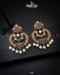 Naurattan Chandbali Earrings - House Of Zarish