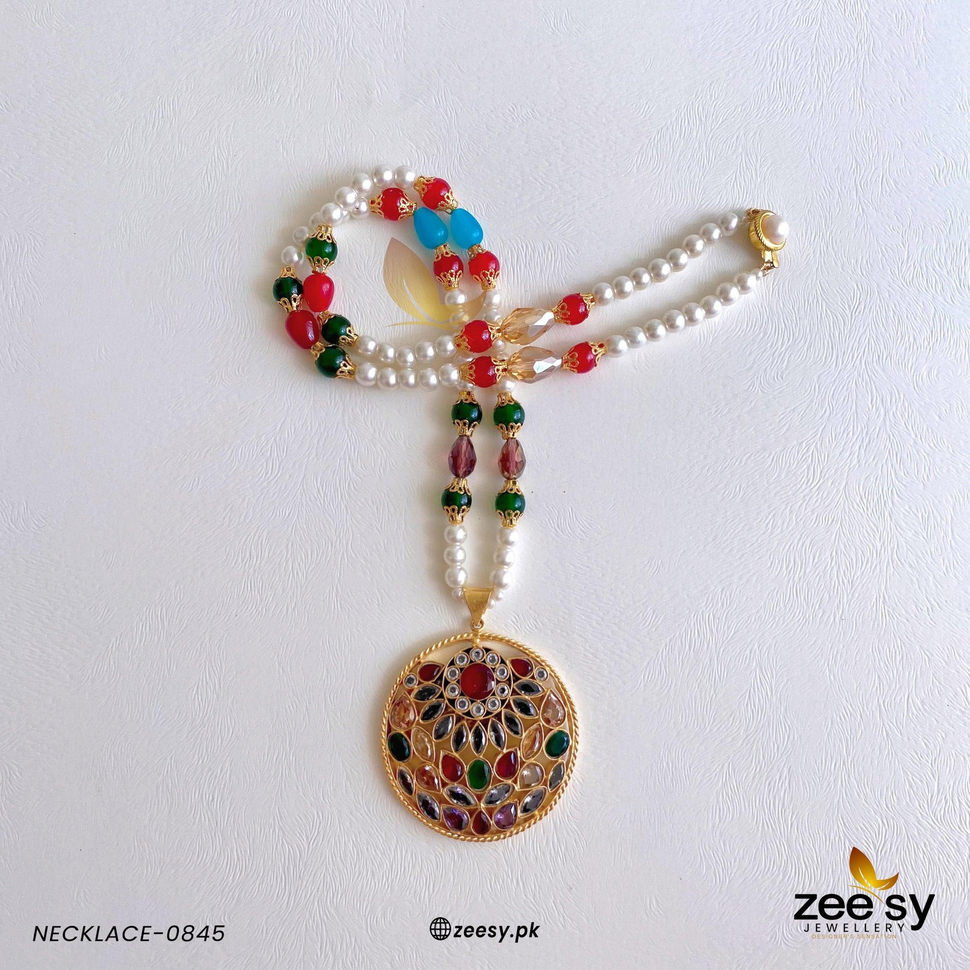 Mala Necklace-0845 - House Of Zarish