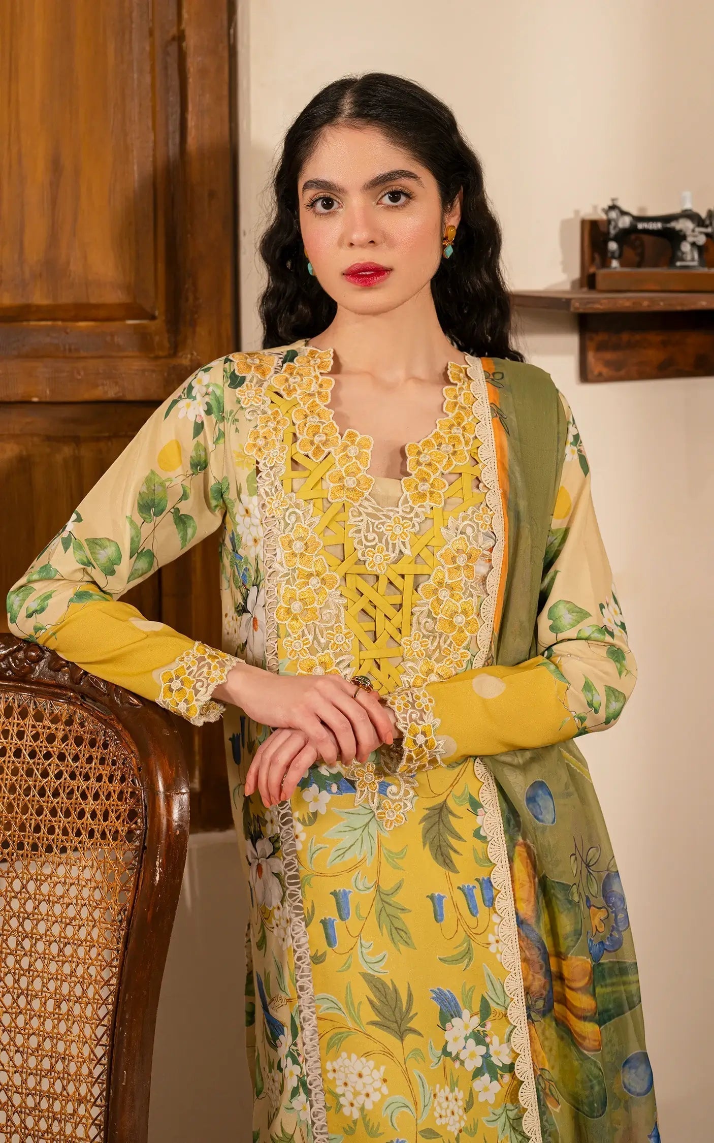 Asifa and Nabeel | Meraki Vintage 25 | Nimbu Pani (MVL25-04) - House Of Zarish