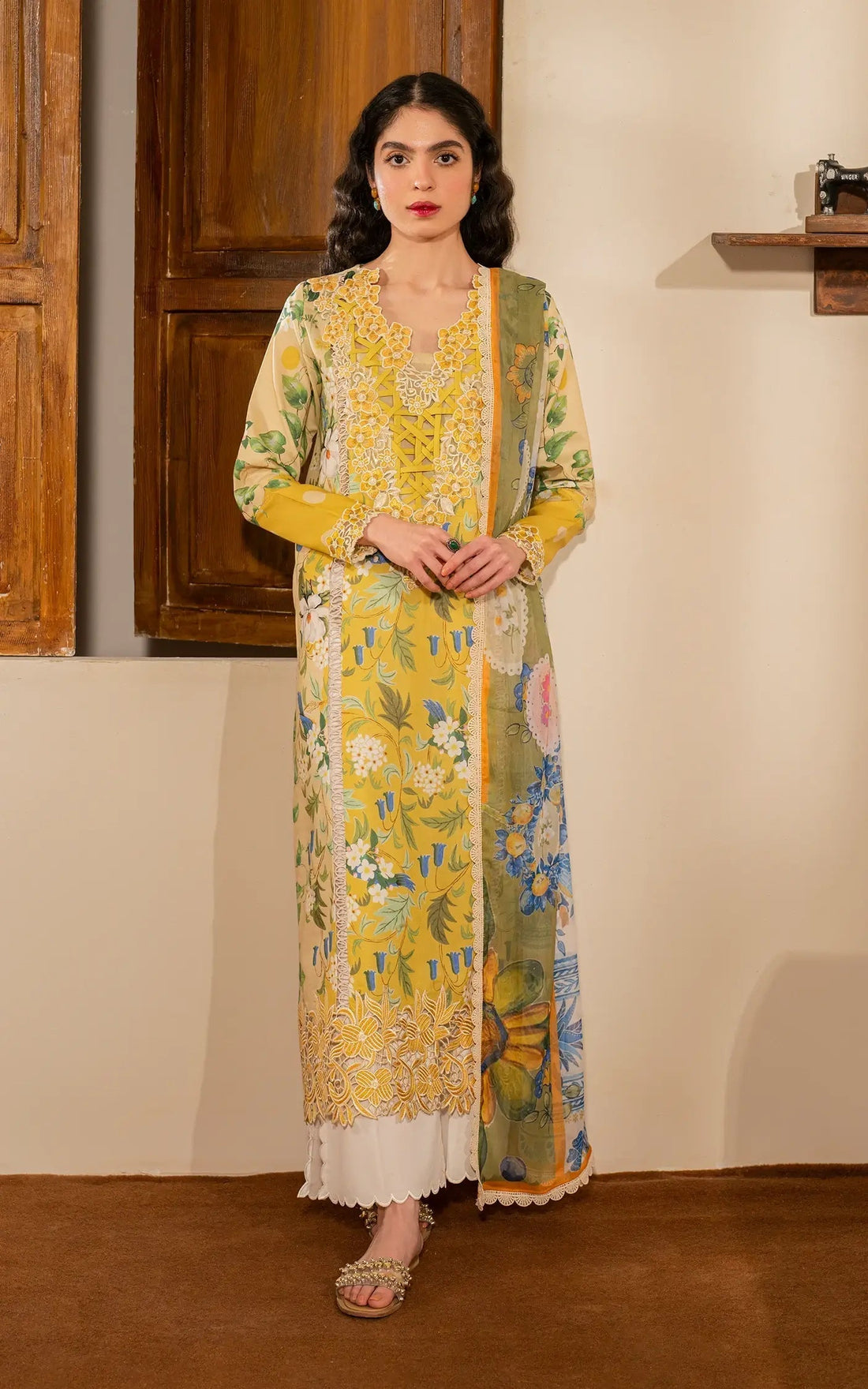 Asifa and Nabeel | Meraki Vintage 25 | Nimbu Pani (MVL25-04) - House Of Zarish