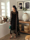 Gulaal | Embroidered Chiffon 23 | NOIR GL-EC-23V1-06 - House Of Anaya