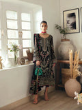 Gulaal | Embroidered Chiffon 23 | NOIR GL-EC-23V1-06 - House Of Anaya