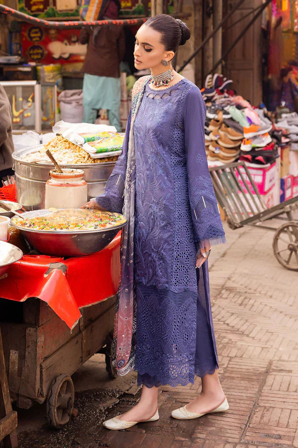 Nureh | Bazaar Lawn Chikankari 24 | NS-127 - House Of Anaya