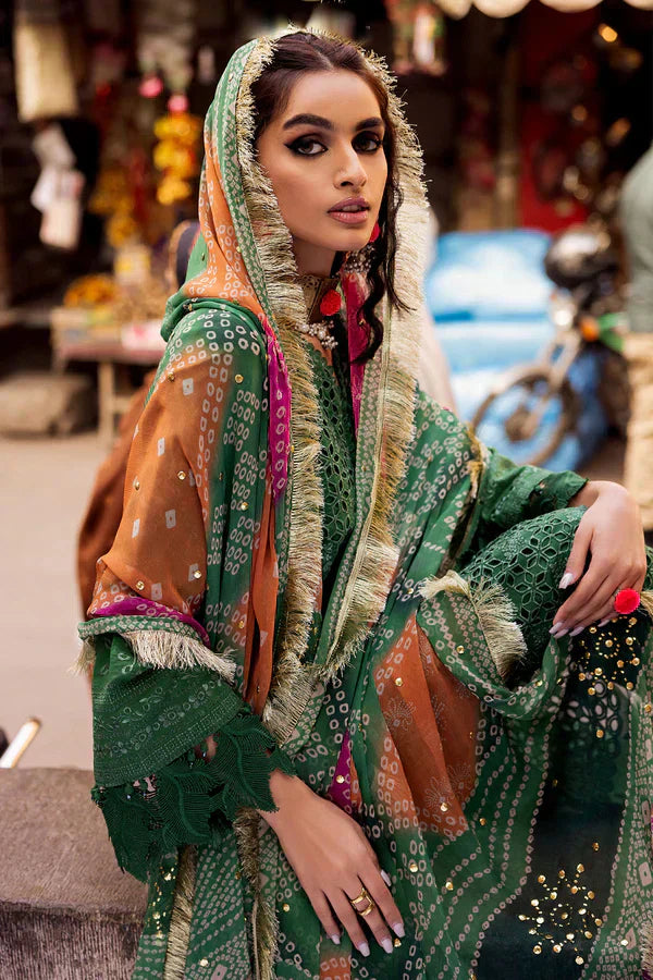 Nureh | Bazaar Lawn Chikankari 24 | NS-126 - House Of Anaya
