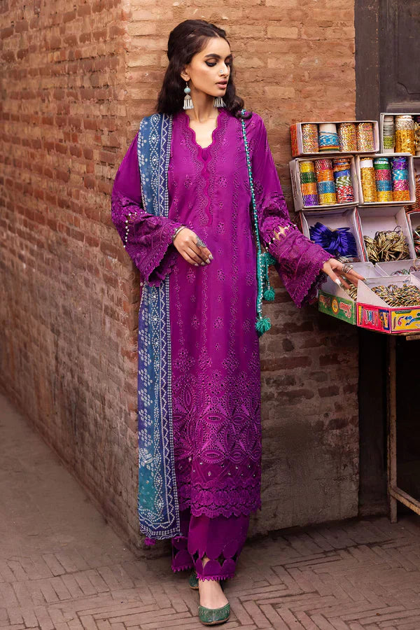Nureh | Bazaar Lawn Chikankari 24 | NS-125 - House Of Anaya