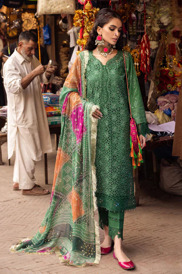 Nureh | Bazaar Lawn Chikankari 24 | NS-126 - House Of Anaya