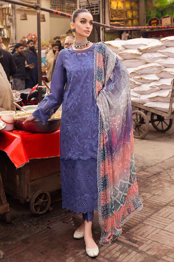 Nureh | Bazaar Lawn Chikankari 24 | NS-127 - House Of Anaya